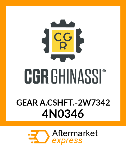 GEAR A.CSHFT.-2W7342 4N0346