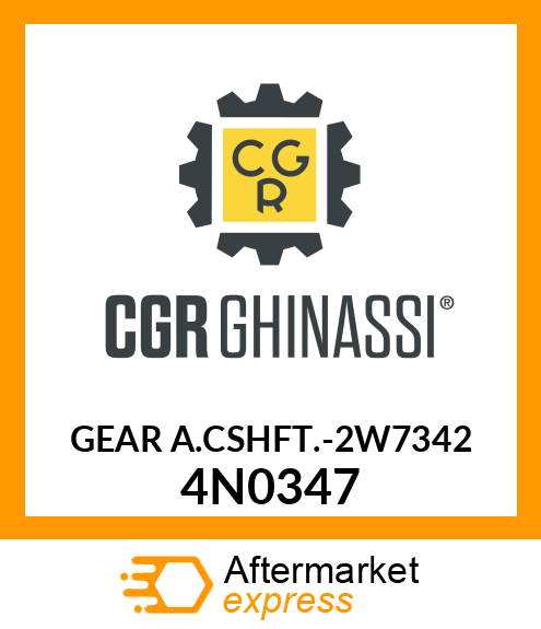 GEAR A.CSHFT.-2W7342 4N0347