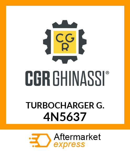 TURBOCHARGER G. 4N5637