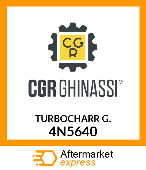 TURBOCHARGER G. 4N5640