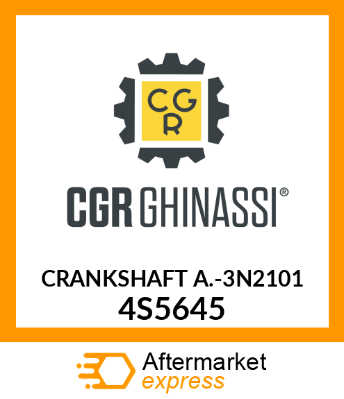 CRANKSHAFT A.-3N2101 4S5645