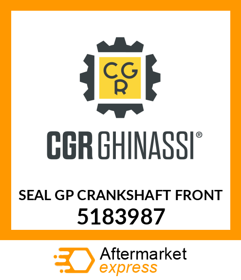 SEAL GP CRANKSHAFT FRONT 5183987