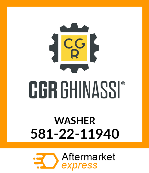 WASHER 581-22-11940