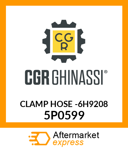 CLAMP HOSE -6H9208 5P0599