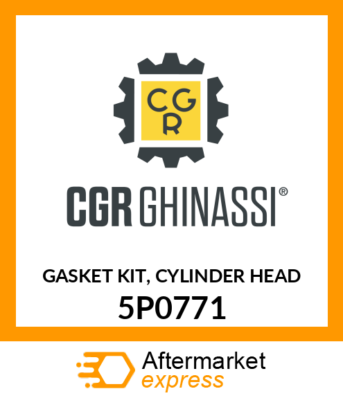 GASKET KIT, CYLINDER HEAD 5P0771