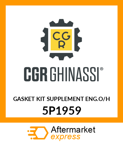 GASKET KIT SUPPLEMENT ENG.O/H 5P1959