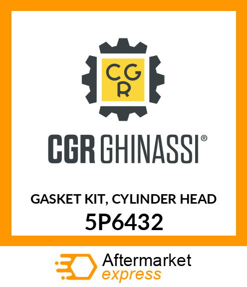 GASKET KIT, CYLINDER HEAD 5P6432