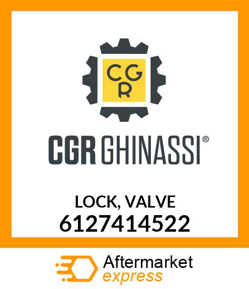 LOCK, VALVE 6127414522