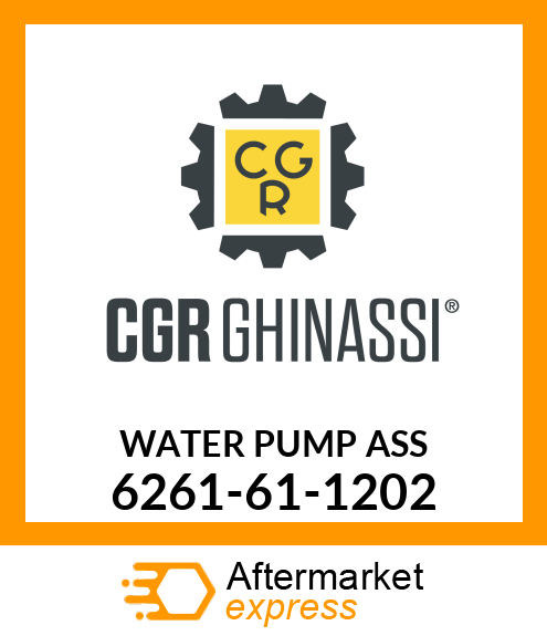 WATER PUMP ASS 6261-61-1202