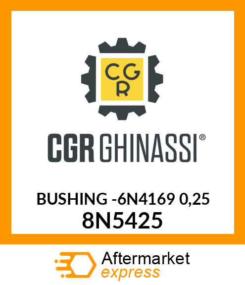 BUSHING -6N4169 0,25 8N5425