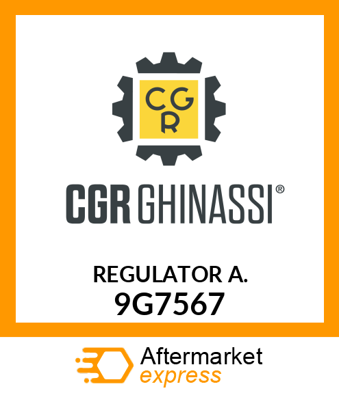 REGULATOR A. 9G7567