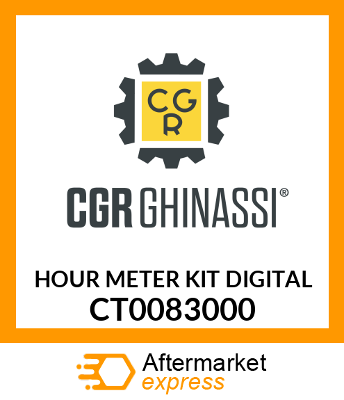 HOUR METER KIT DIGITAL CT0083000