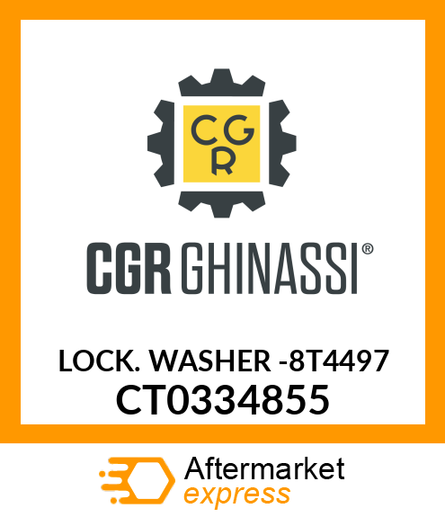 LOCK WASHER -8T4497 CT0334855