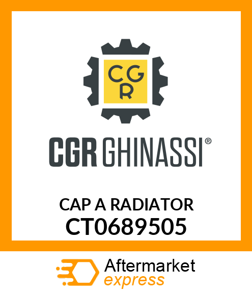 CAP A RADIATOR CT0689505