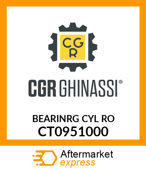 BEARINRG CYL RO CT0951000