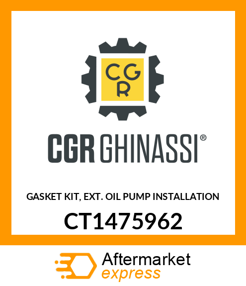 GASKET KIT, EXT. OIL PUMP INSTALLATION CT1475962