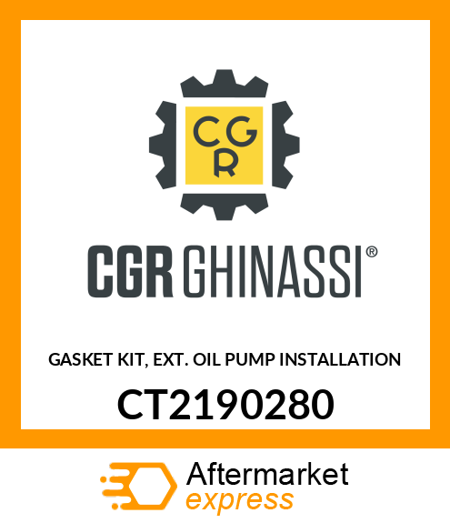 GASKET KIT, EXT. OIL PUMP INSTALLATION CT2190280