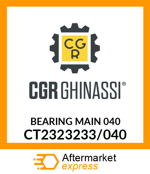 BEARING MAIN 040 CT2323233/040