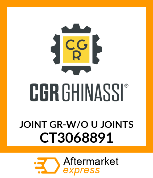 JOINT GR-W/O U JOINTS CT3068891