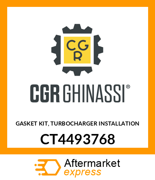 GASKET KIT, TURBOCHARGER INSTALLATION CT4493768