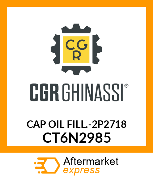 CAP OIL FILL.-2P2718 CT6N2985