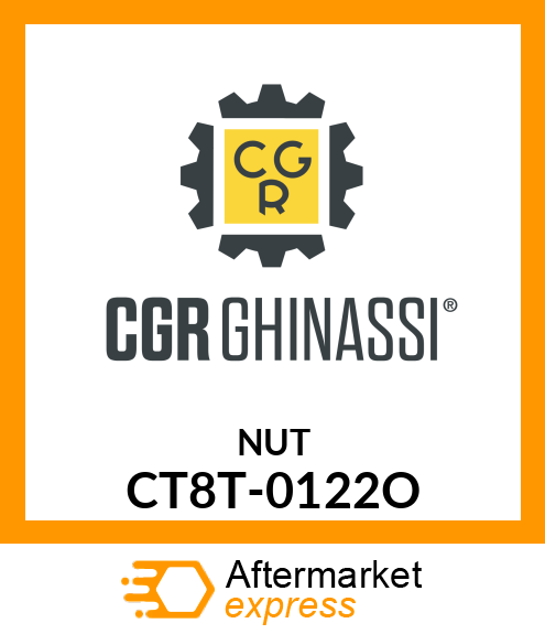 NUT CT8T-0122O