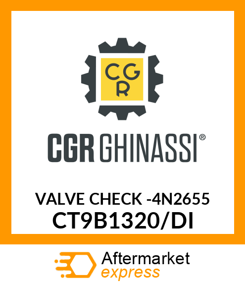 VALVE CHECK -4N2655 CT9B1320/DI