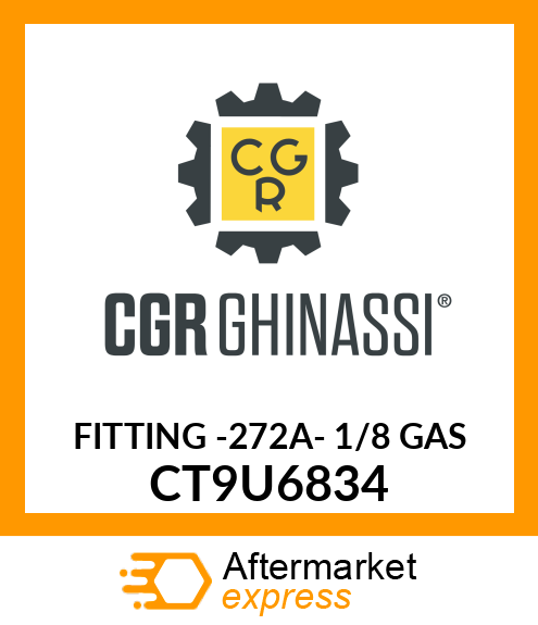 FITTING -272A- 1/8 GAS CT9U6834