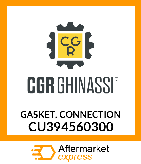 GASKET, CONNECTION CU394560300