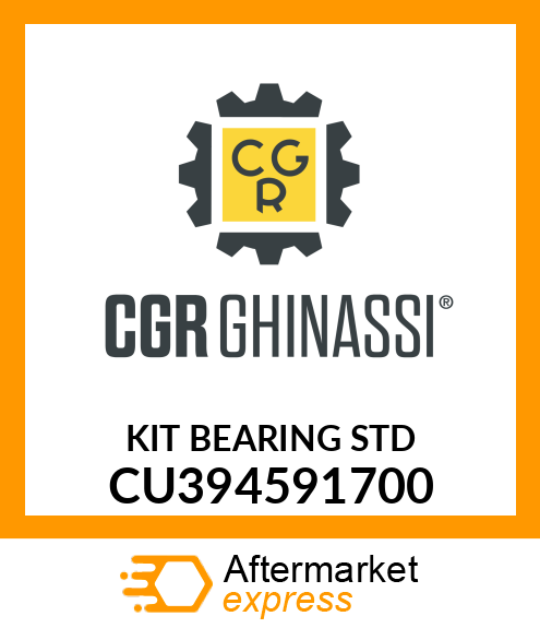 KIT BEARING STD CU394591700