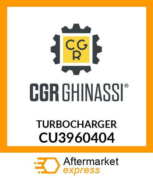 TURBOCHARGER CU3960404