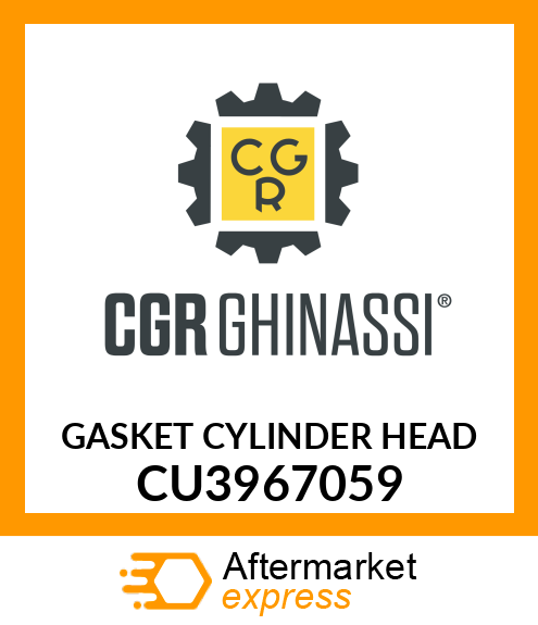 GASKET CYLINDER HEAD CU3967059