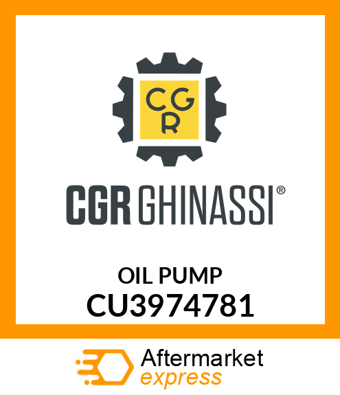 OIL PUMP CU3974781