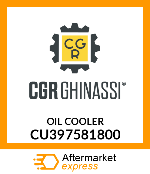 OIL COOLER CU397581800