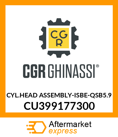 CYL.HEAD (ASSEMBLY-ISBE-QSB5.9) CU399177300