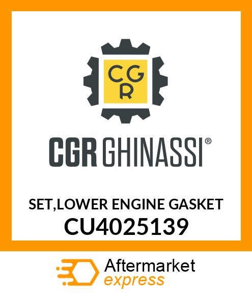 SET,LOWER ENGINE GASKET CU4025139