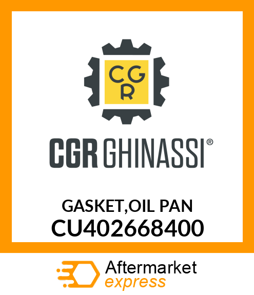 GASKET,OIL PAN CU402668400