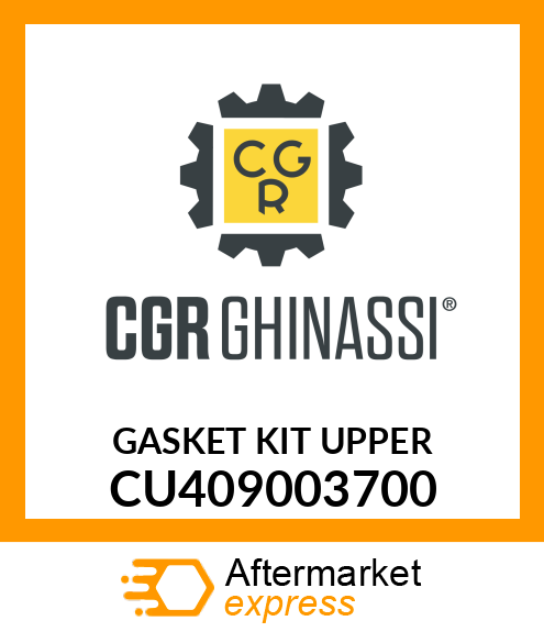 GASKET KIT UPPER CU409003700