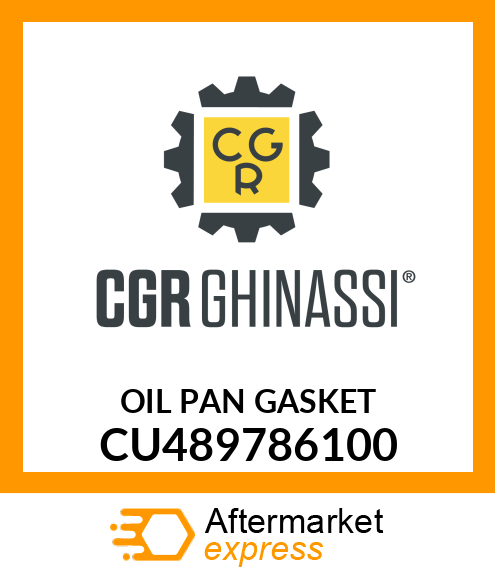 OIL PAN GASKET CU489786100