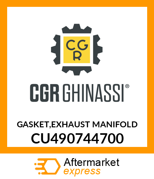 GASKET,EXHAUST MANIFOLD CU490744700