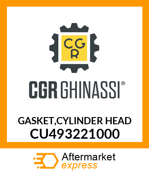 GASKET,CYLINDER HEAD CU493221000