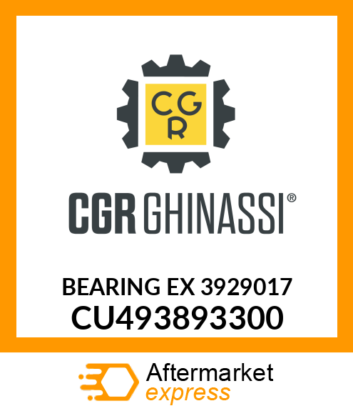 BEARING EX 3929017 CU493893300