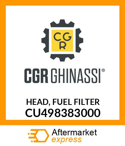 HEAD, FUEL FILTER CU498383000