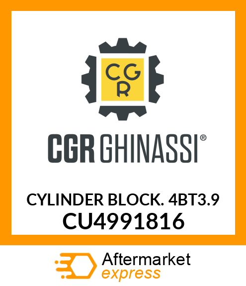 CYLINDER BLOCK (4BT3.9) CU4991816