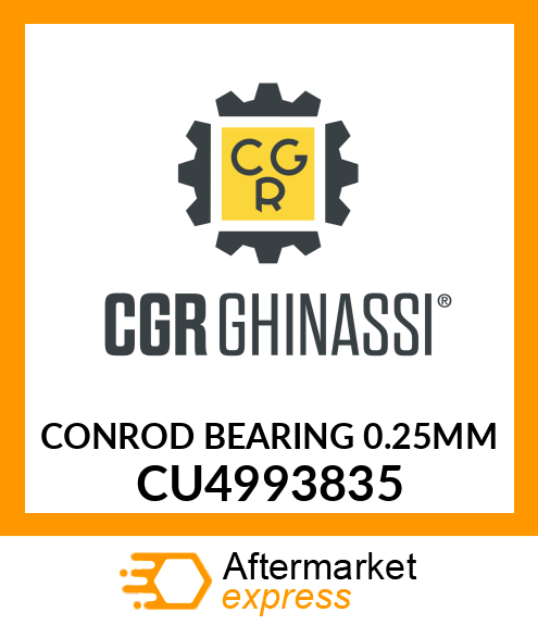 CONROD BEARING (0.25MM) CU4993835