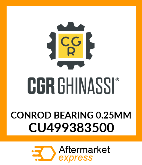 CONROD BEARING (0.25MM) CU499383500