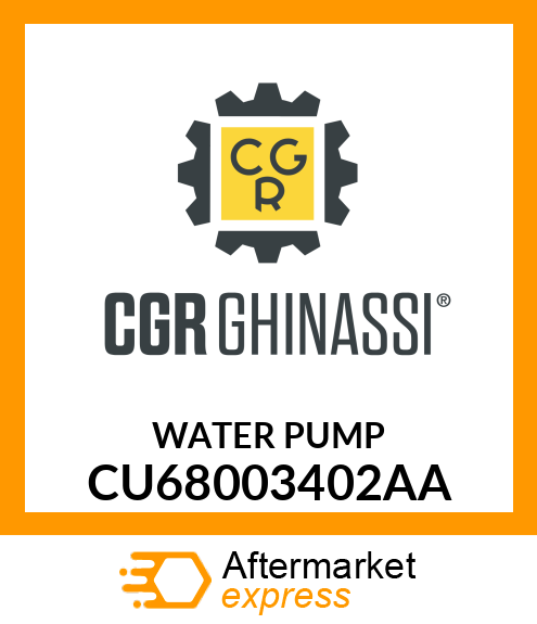 WATER PUMP CU68003402AA