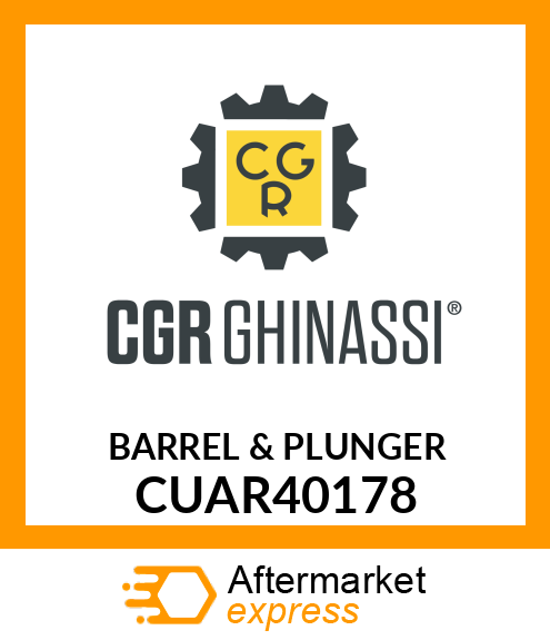 BARREL & PLUNGER CUAR40178