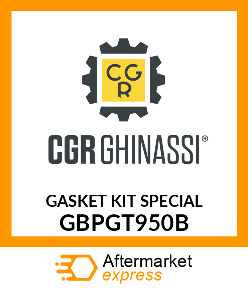 *GASKET KIT SPECIAL GBPGT950B