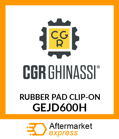 RUBBER PAD CLIP-ON GEJD600H